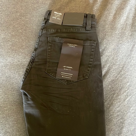 Rollas Skinny Fit Ripped Denim - Picture 2 of 2